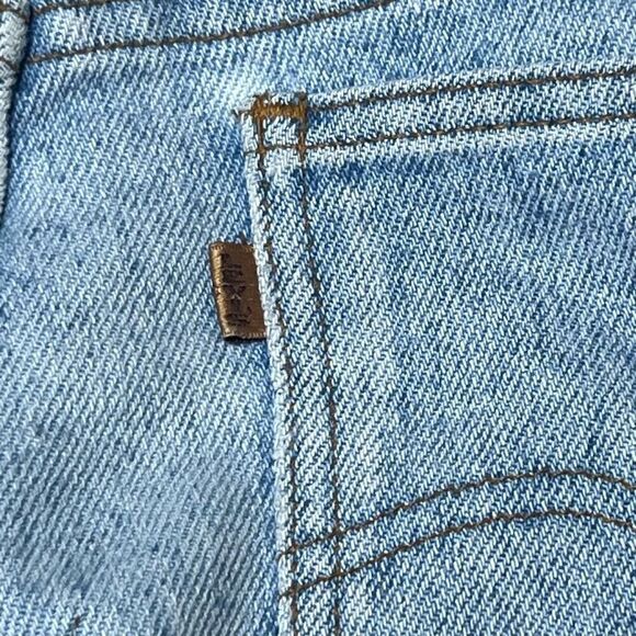 Vintage Levi’s Skoosh Baggy Jeans Western Light Wash 34x32 - Picture 8 of 11